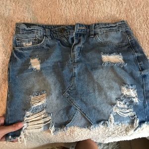 jean skirt✨